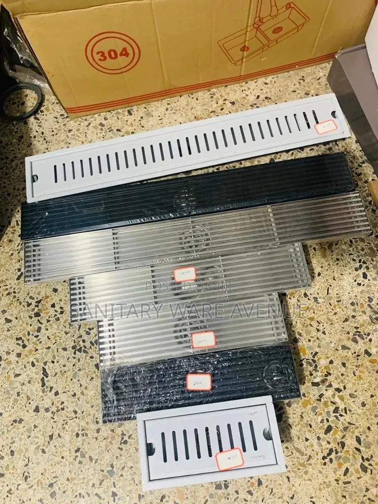 Metal Floor Drain - Linear Bathroom Floor Drain