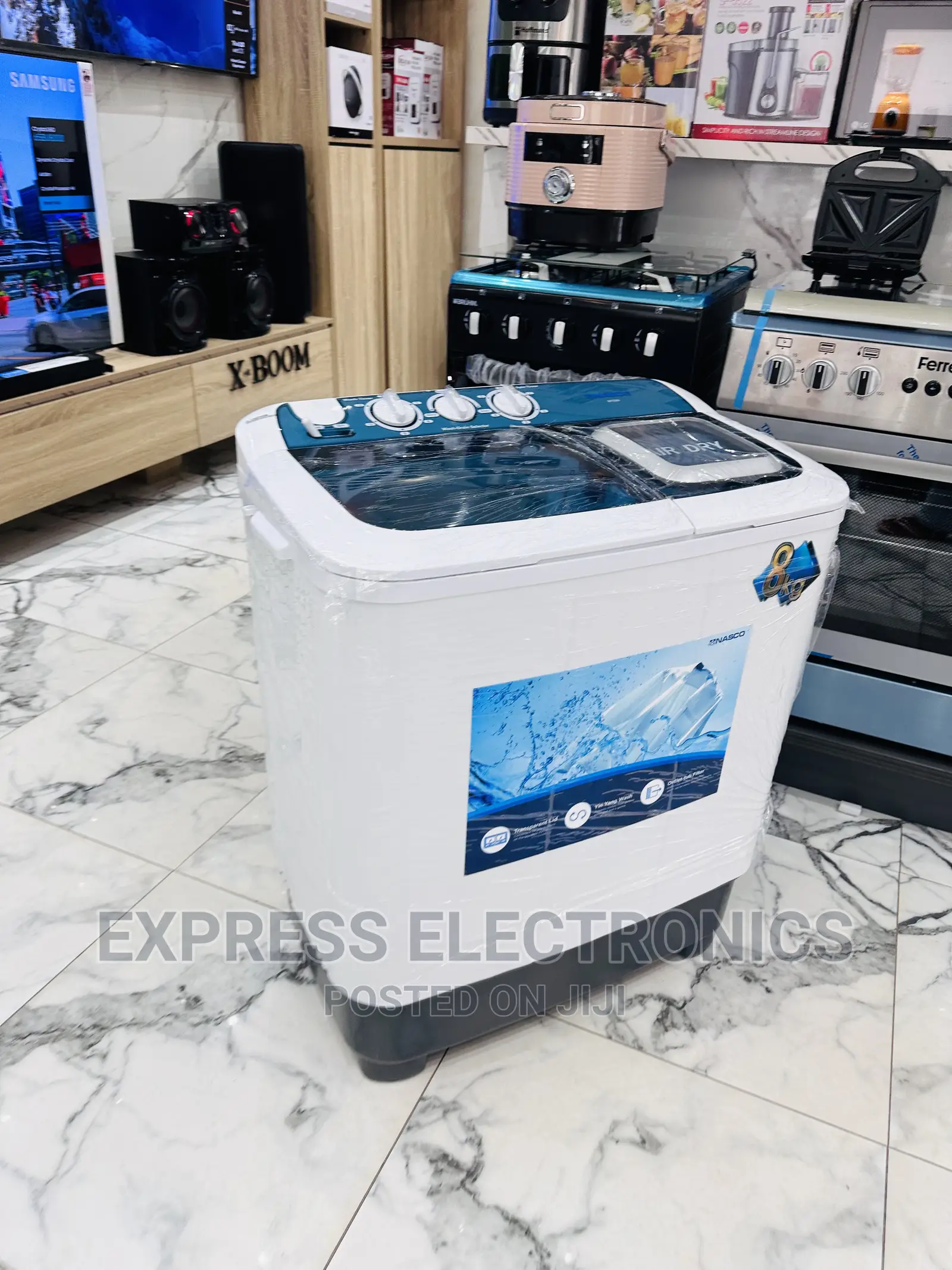 Dual Tub Wonder Nasco 8kg Topload Washing Machine