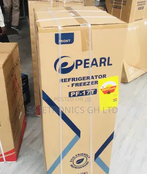 New Glass Black Pearl PF-17T Doubledoor Topfreezer Fridge