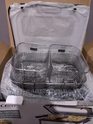 Double Deep Fryer With 3 Baskets