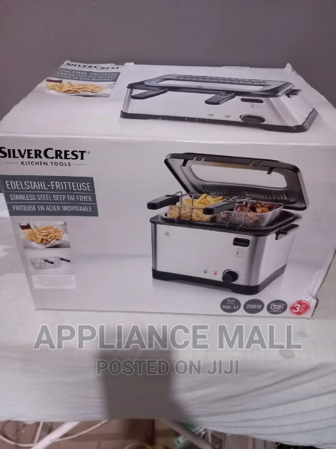 Double Deep Fryer With 3 Baskets