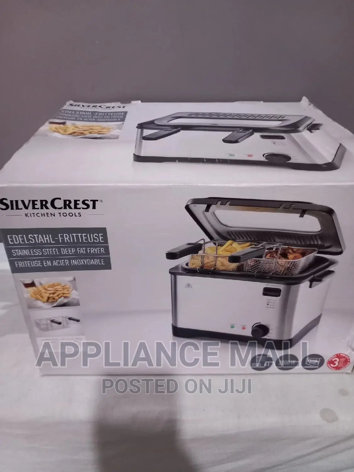 Double Deep Fryer With 3 Baskets