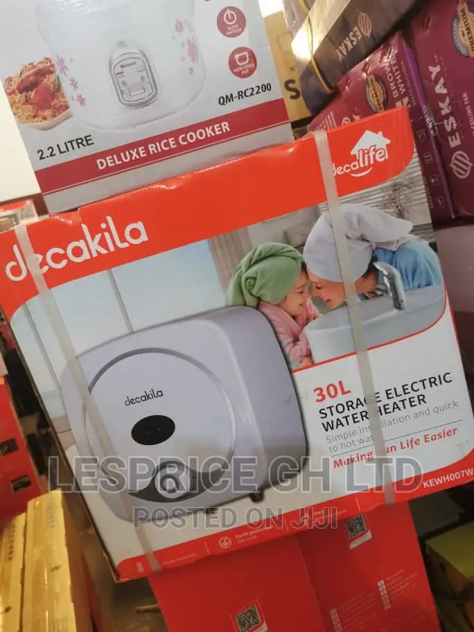 Safe to Use~Decakila 30L Water Heater