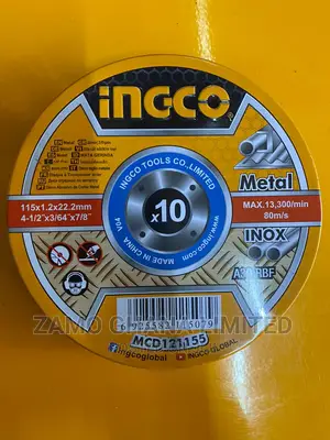 Ingco Abrasive Metal Cutting Disc Set 4.5" - McD121155
