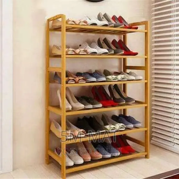 6layers Wooden Shoe Rack