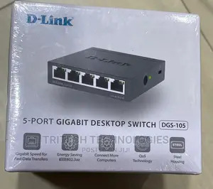 D-Link 5-Port Gigabit Desktop Switch DGS-105
