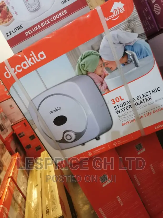 Decakila//30L Water Heater Smart Choice