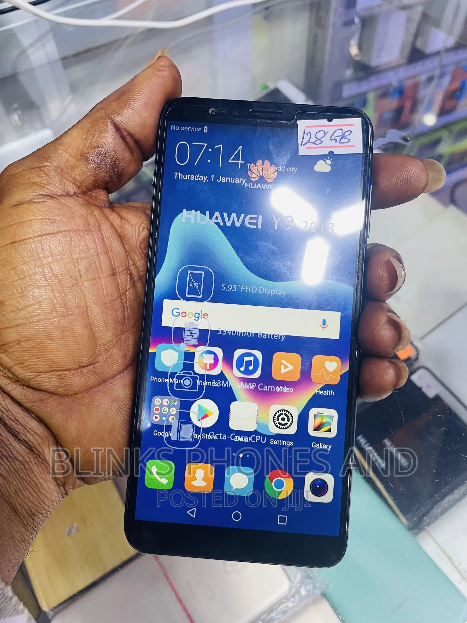 Huawei Y9 2018 128 GB Black