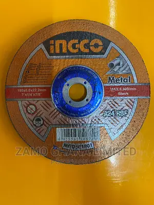 Ingco Abrasive Metal Grinding Disc 180mm - Mgd601801
