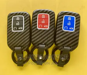 Carbon Car Key Case for Honda Accord Civic CRV HRV Smart Key