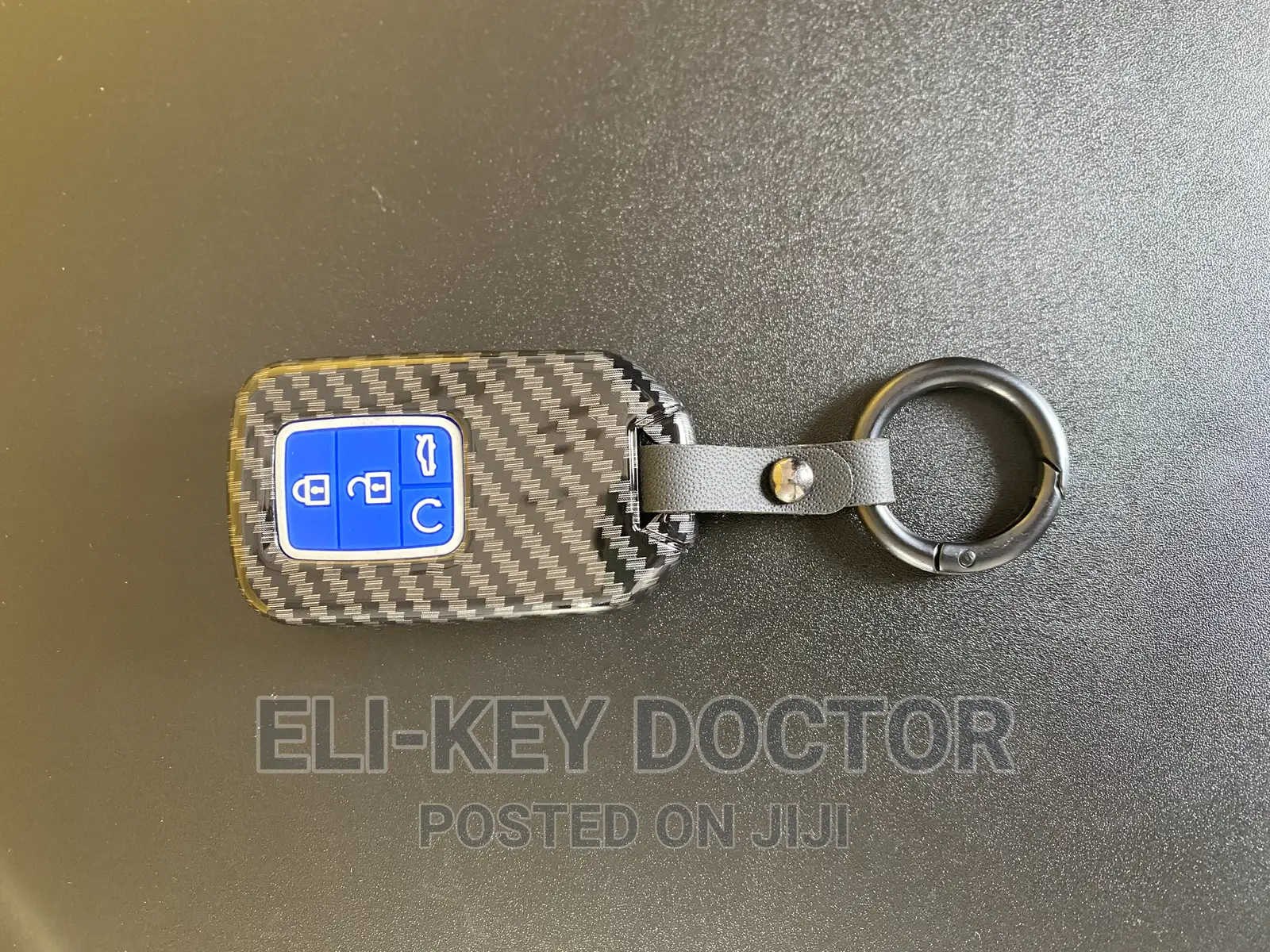 Carbon Car Key Case for Honda Accord Civic CRV HRV Smart Key