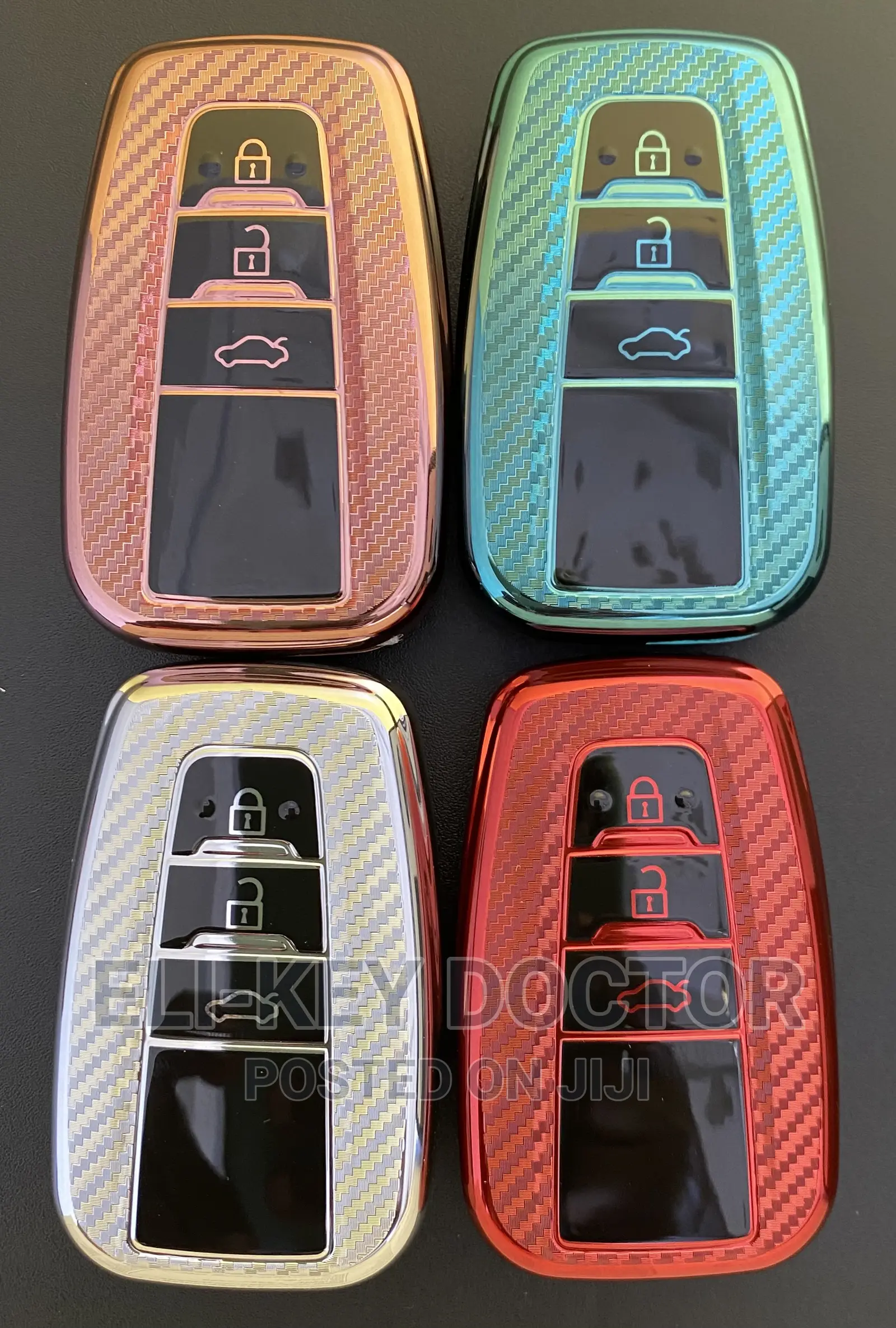 Beautiful TPU Cases With Hook For Toyota Smart Key