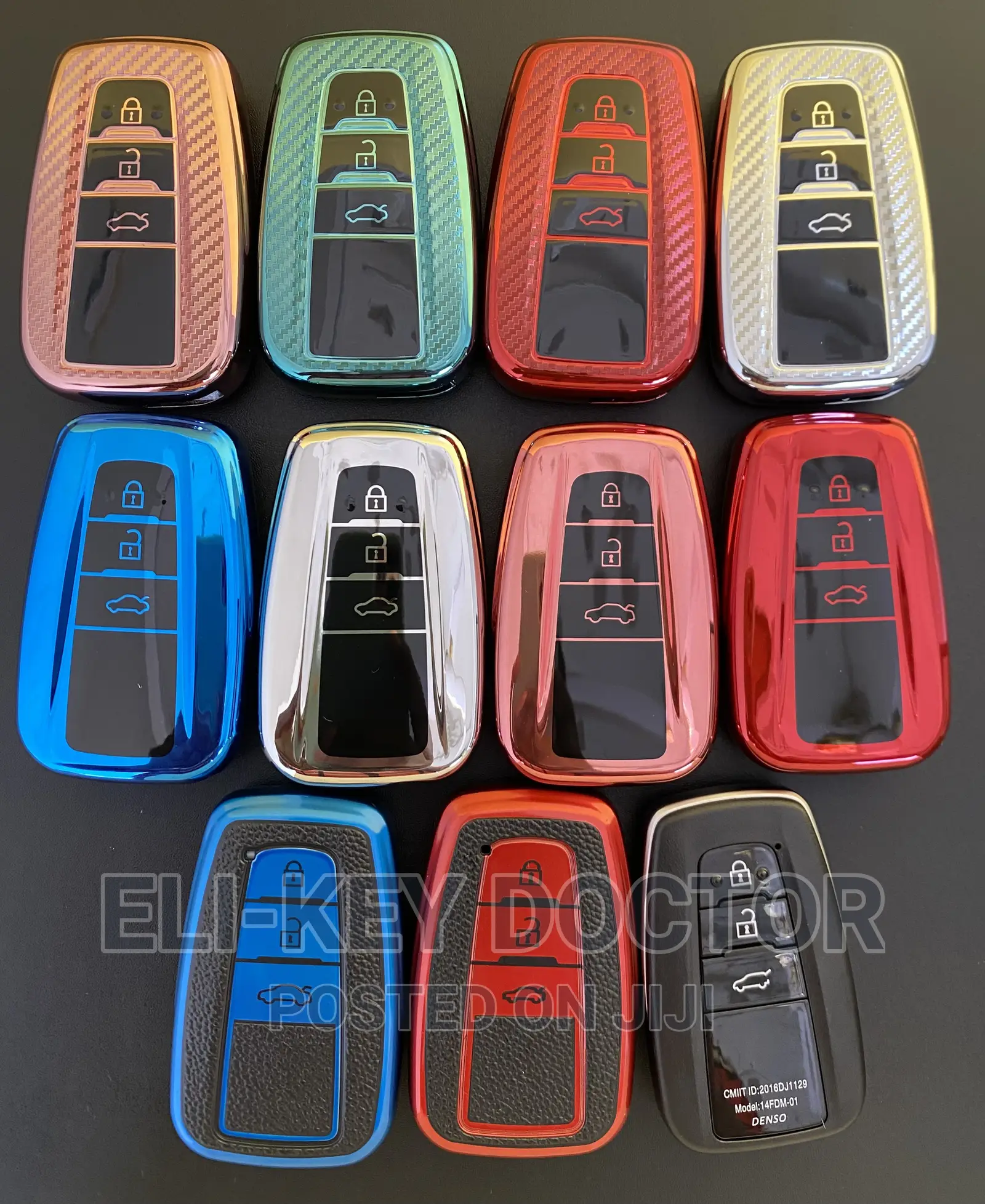 Beautiful TPU Cases With Hook For Toyota Smart Key