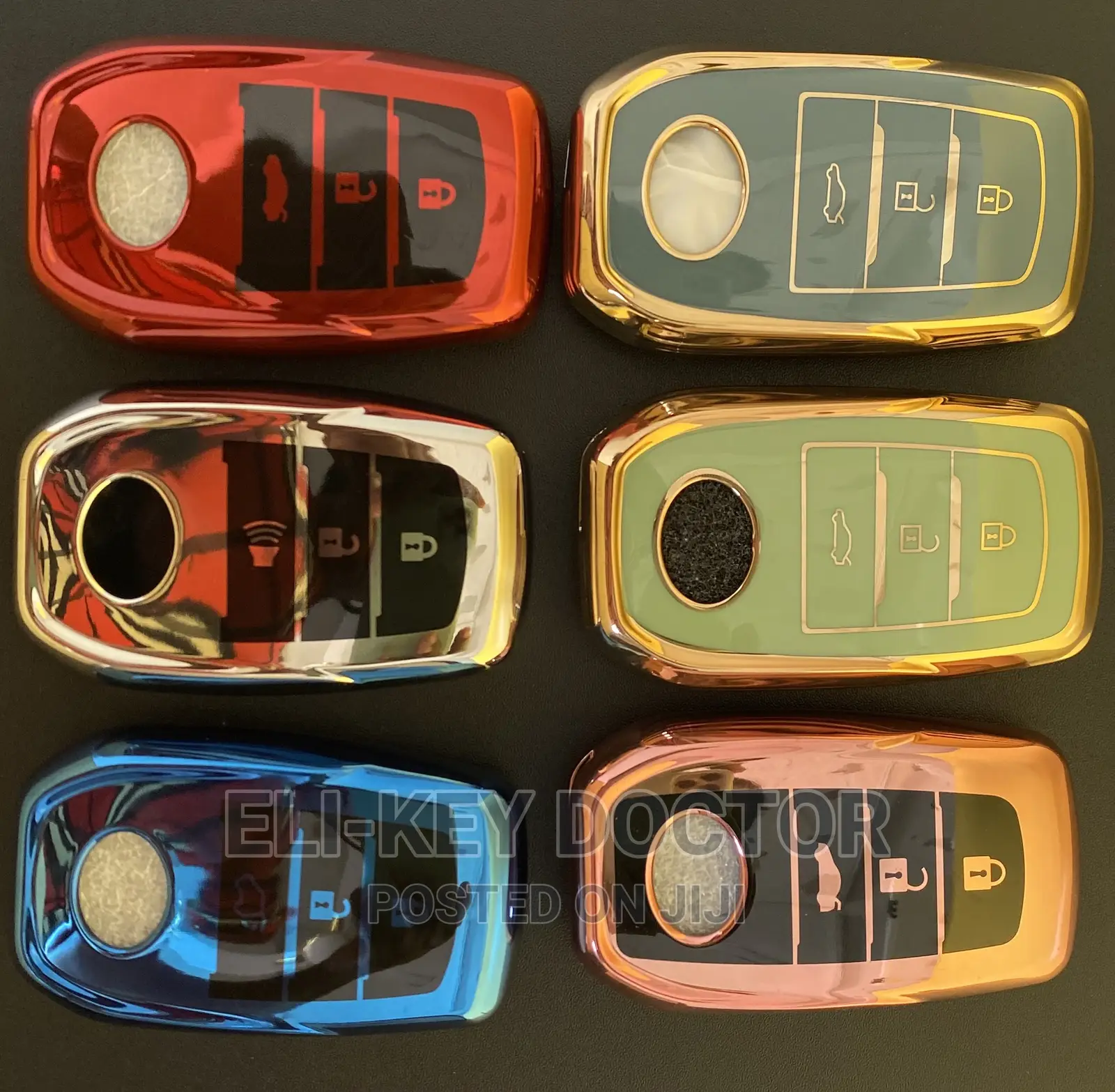 Beautiful TPU Cases for Toyota Hilux Lanadcruiser Smart Key