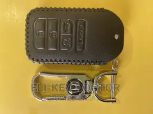 Leather Cases for Honda Accord Civic CRV Smart Key With Hook