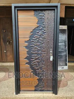Heavy Steel Bullet Proof Door.