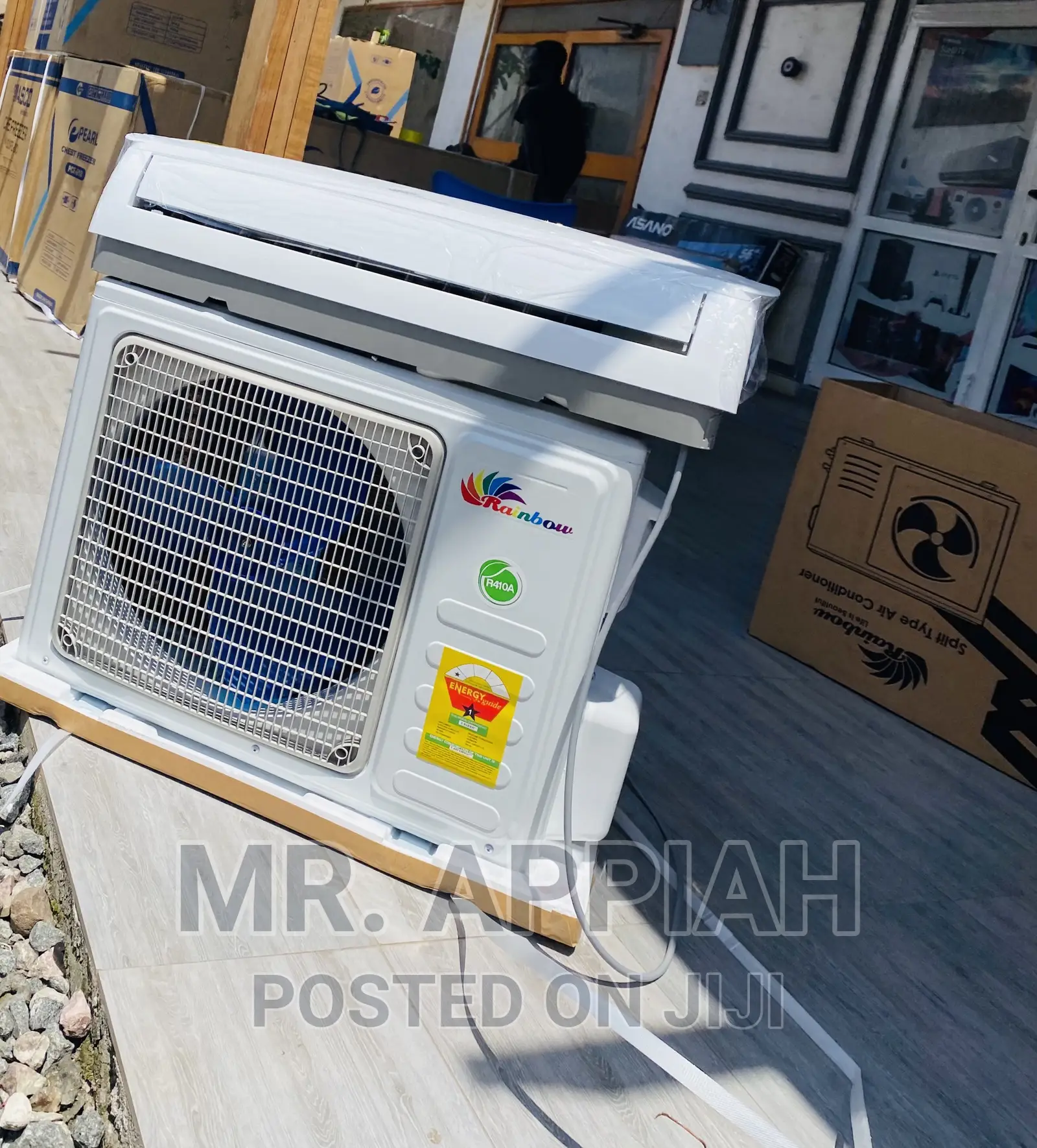 Most Affordable Rainbow 1.5hp(White)Split Air Conditioner.