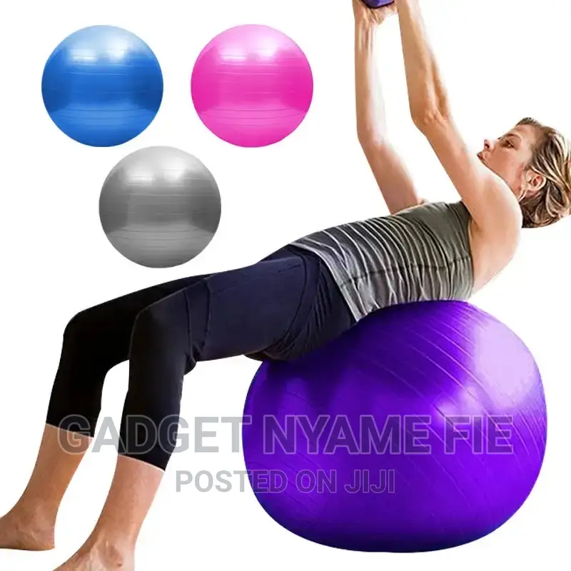 Anti Burst Balance Exercise Ball-Blue-65cm