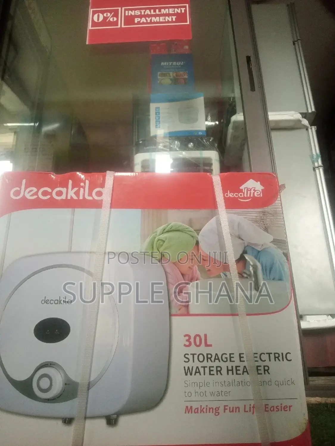 Water Heater 15LTRS Decalife Safe Decakila Water Heater