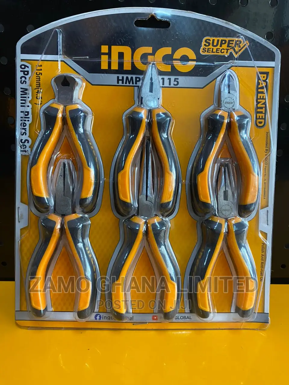 Ingco 6 PCS Mini Pliers Set - Hmps06115