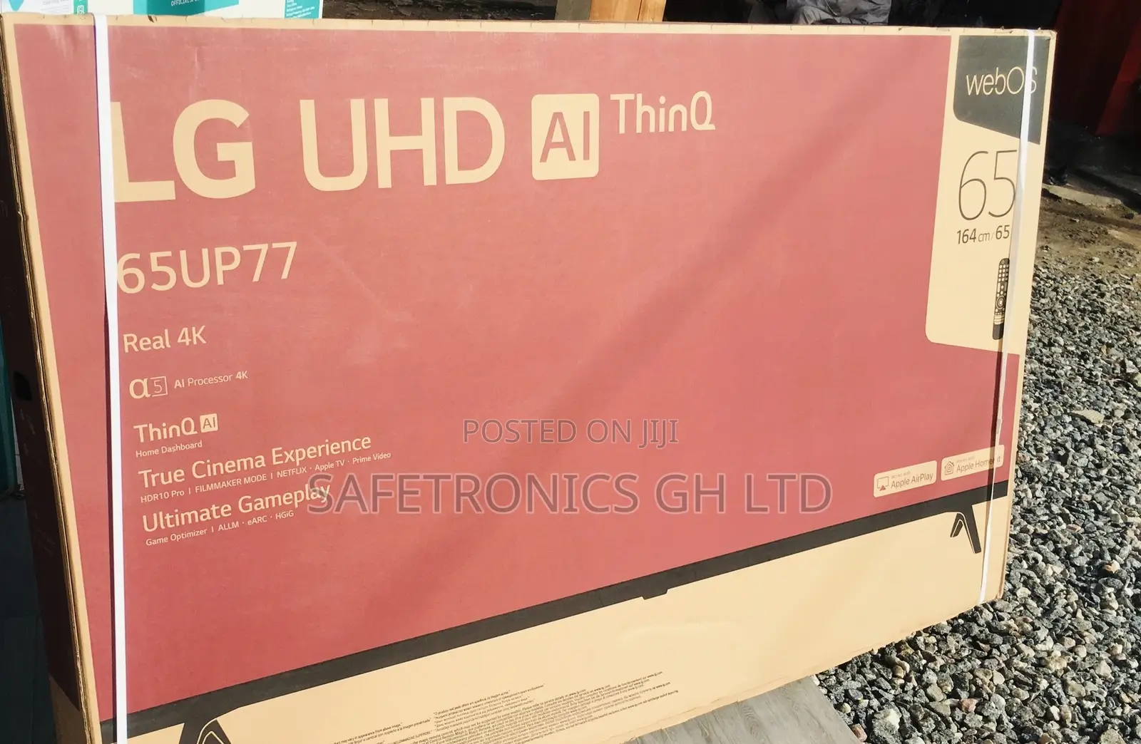 LG UHD Black UP77 65 Inches Glossy LED Smart Tv 