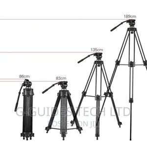 WF-717 Heavy Duty CAMERA Tripod With Fluid Hydraulic Head