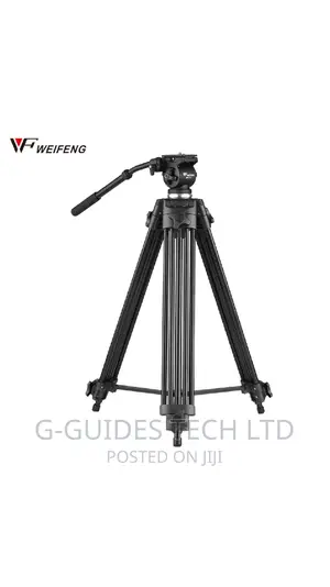 WF-717 Heavy Duty CAMERA Tripod With Fluid Hydraulic Head