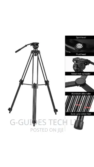 WF-717 Heavy Duty CAMERA Tripod With Fluid Hydraulic Head