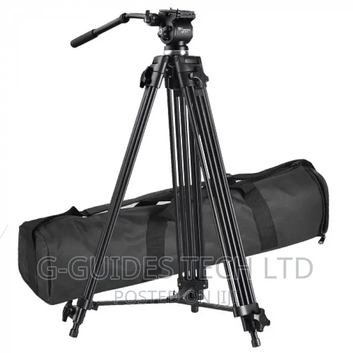 WF-717 Heavy Duty CAMERA Tripod With Fluid Hydraulic Head