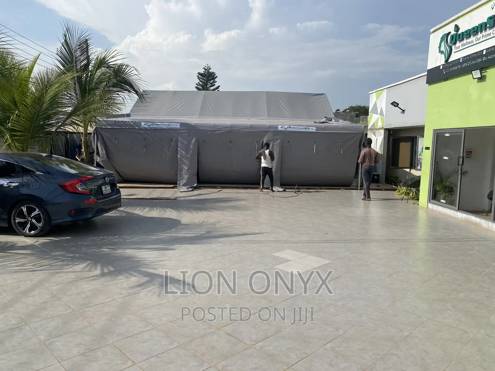 18x 25ft Outdoor Gym Recreational Space