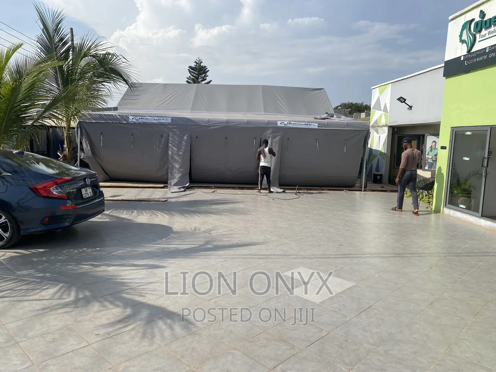 18x 25ft Outdoor Gym Recreational Space