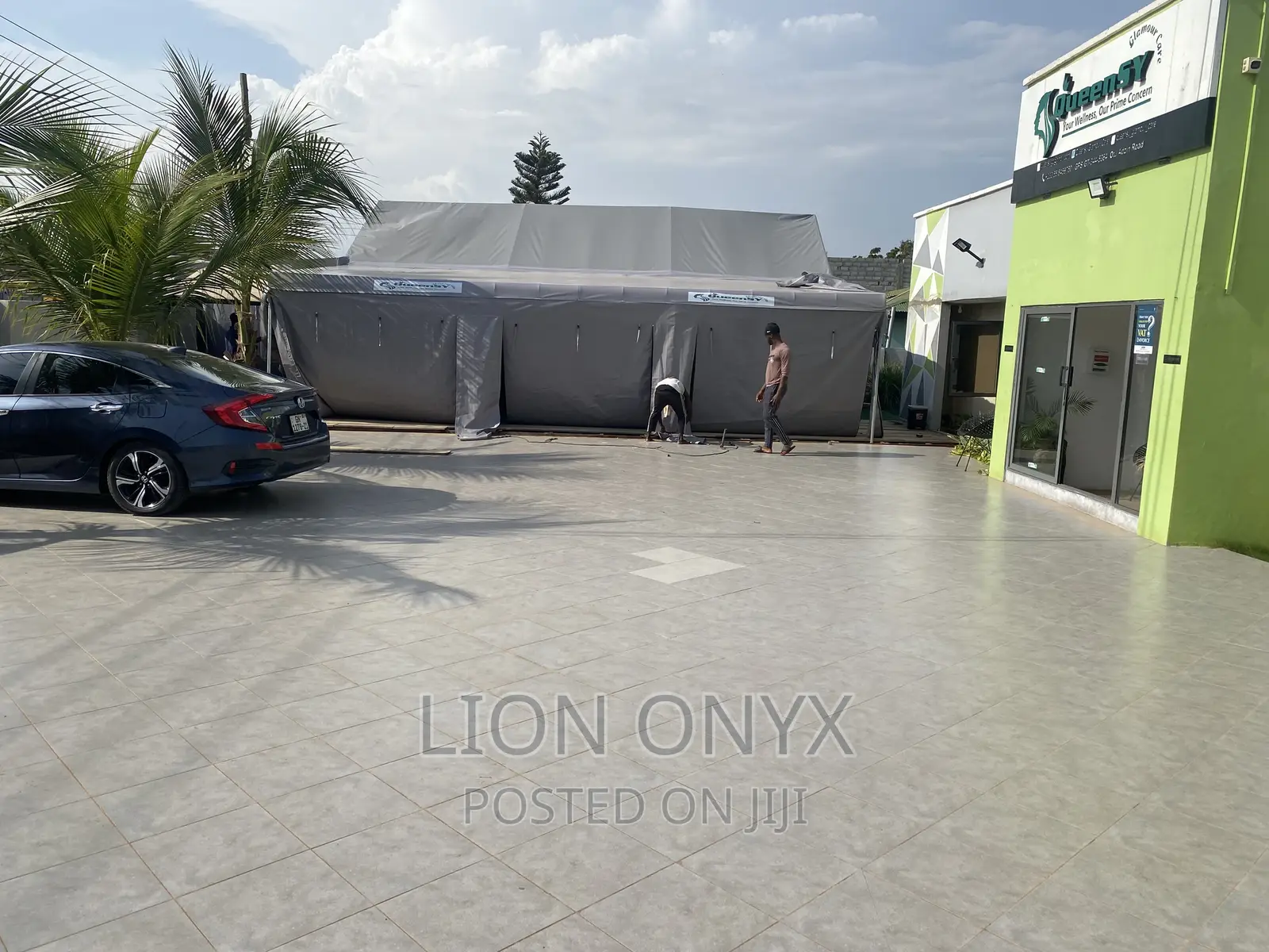 18x 25ft Outdoor Gym Recreational Space