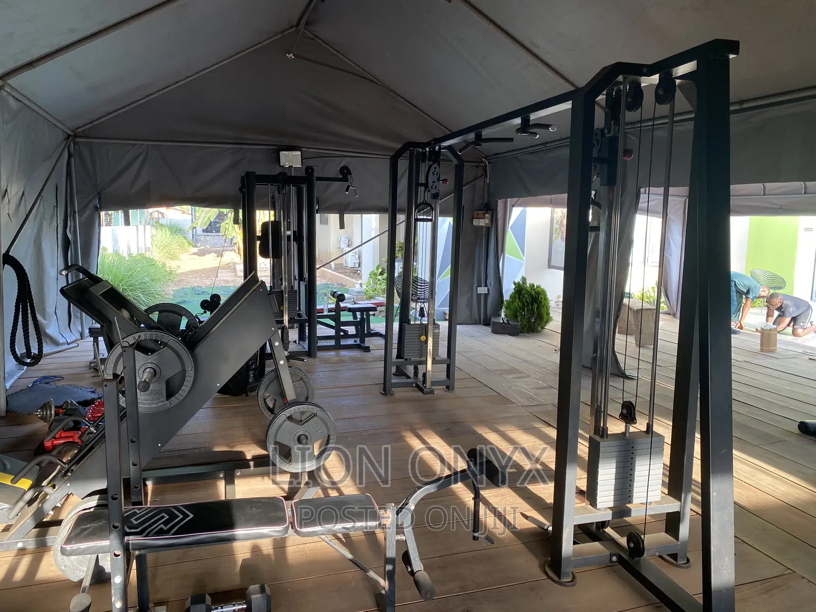 18x 25ft Outdoor Gym Recreational Space