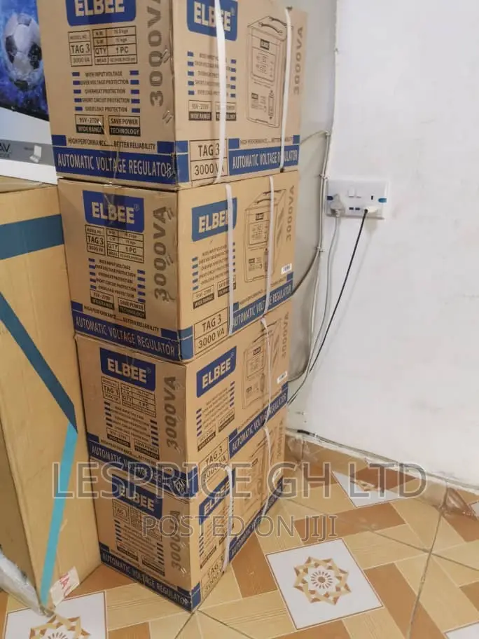 Durable ~Elbee 3000VA Stabilizer
