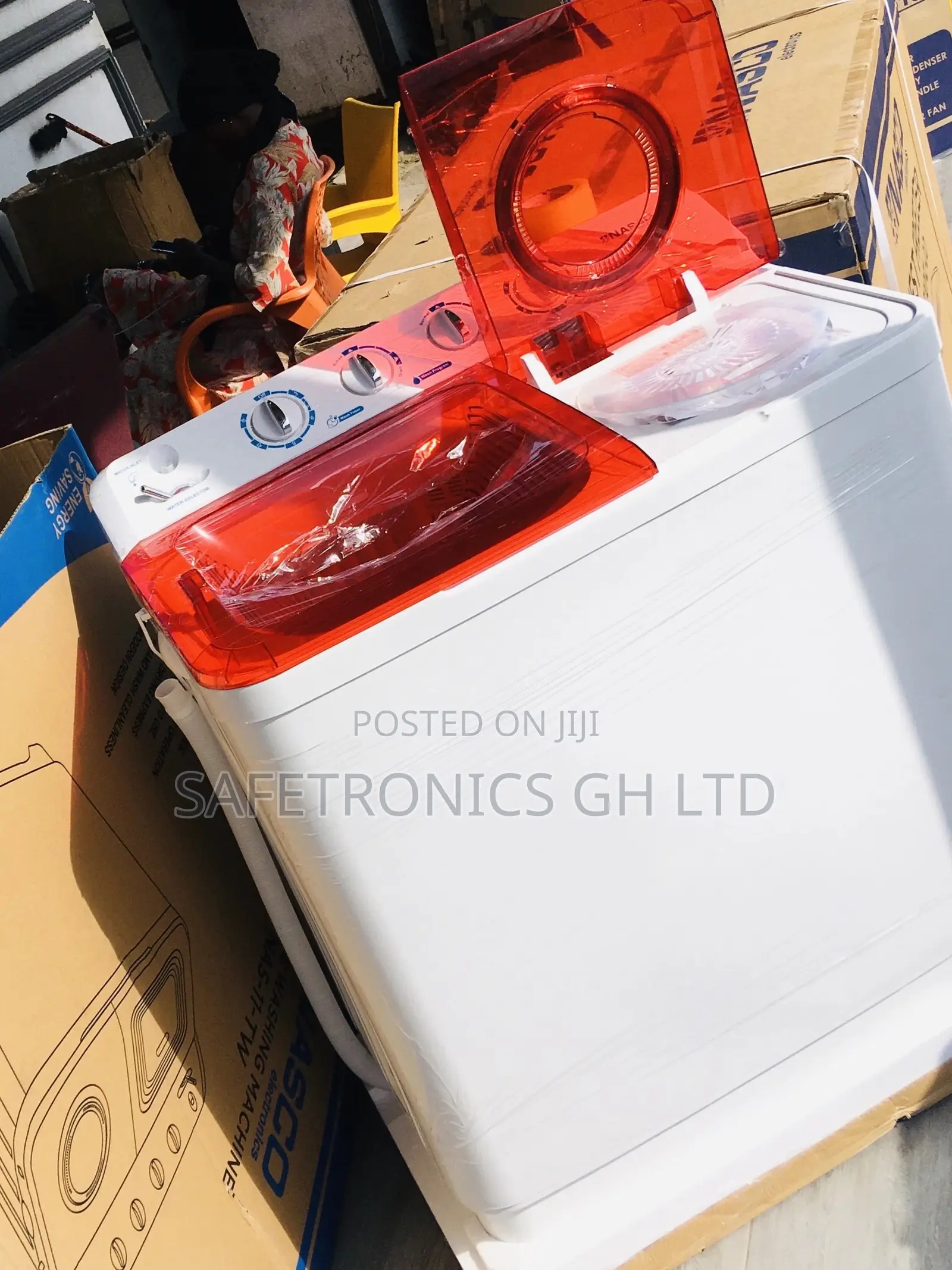 Neat Washingmachine Topload 11kg Semiautomatic Nasco White 