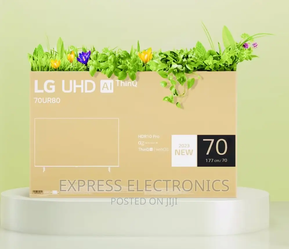 Call and Order for Lg UHD Smart 70”UR80 TV Glossy Slim