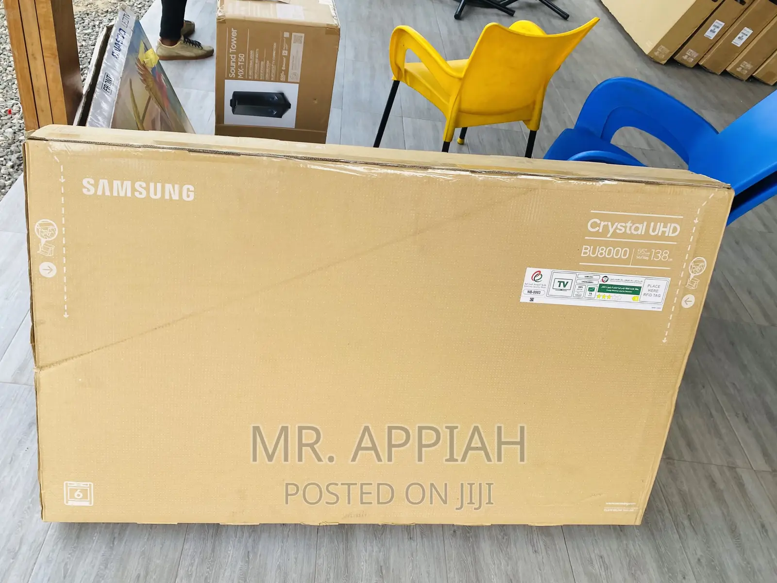Highly Energy Saving Samsung 55au9000 55” Uhd Led Tv,Black.