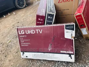 Cinematic Vision UHD Lg 43”Up77 Glossy Slim Tv