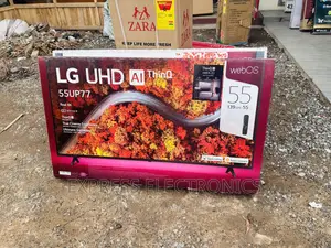 Immersive Screen UHD LG UHD Smart 55”Up77 Tv 