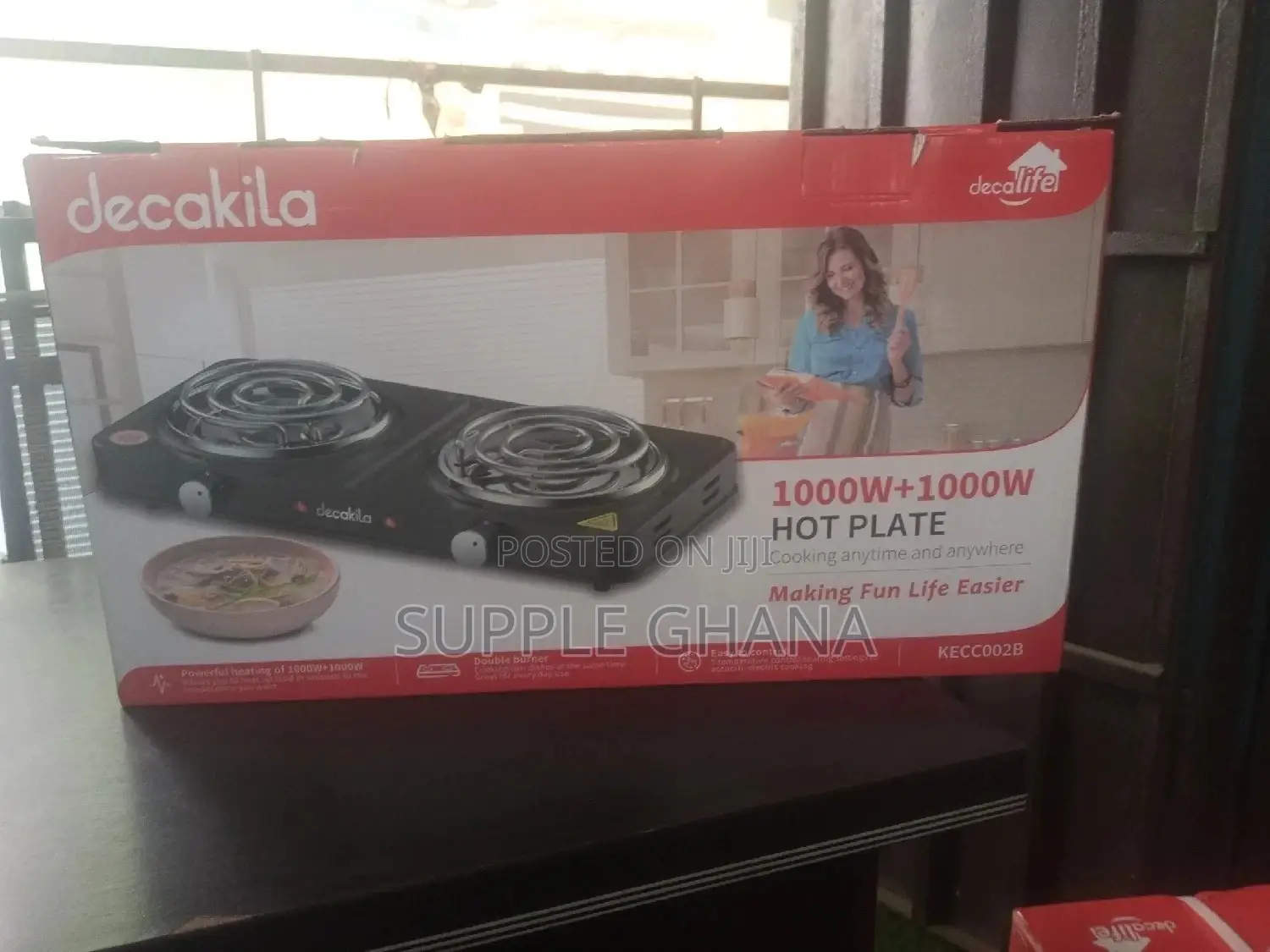 Hot Plate Decakila Double Burner