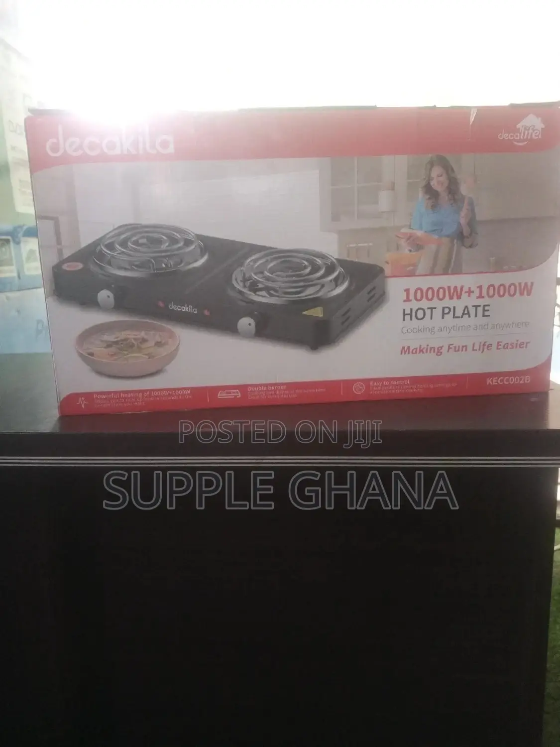 Hot Plate Decakila Double Burner