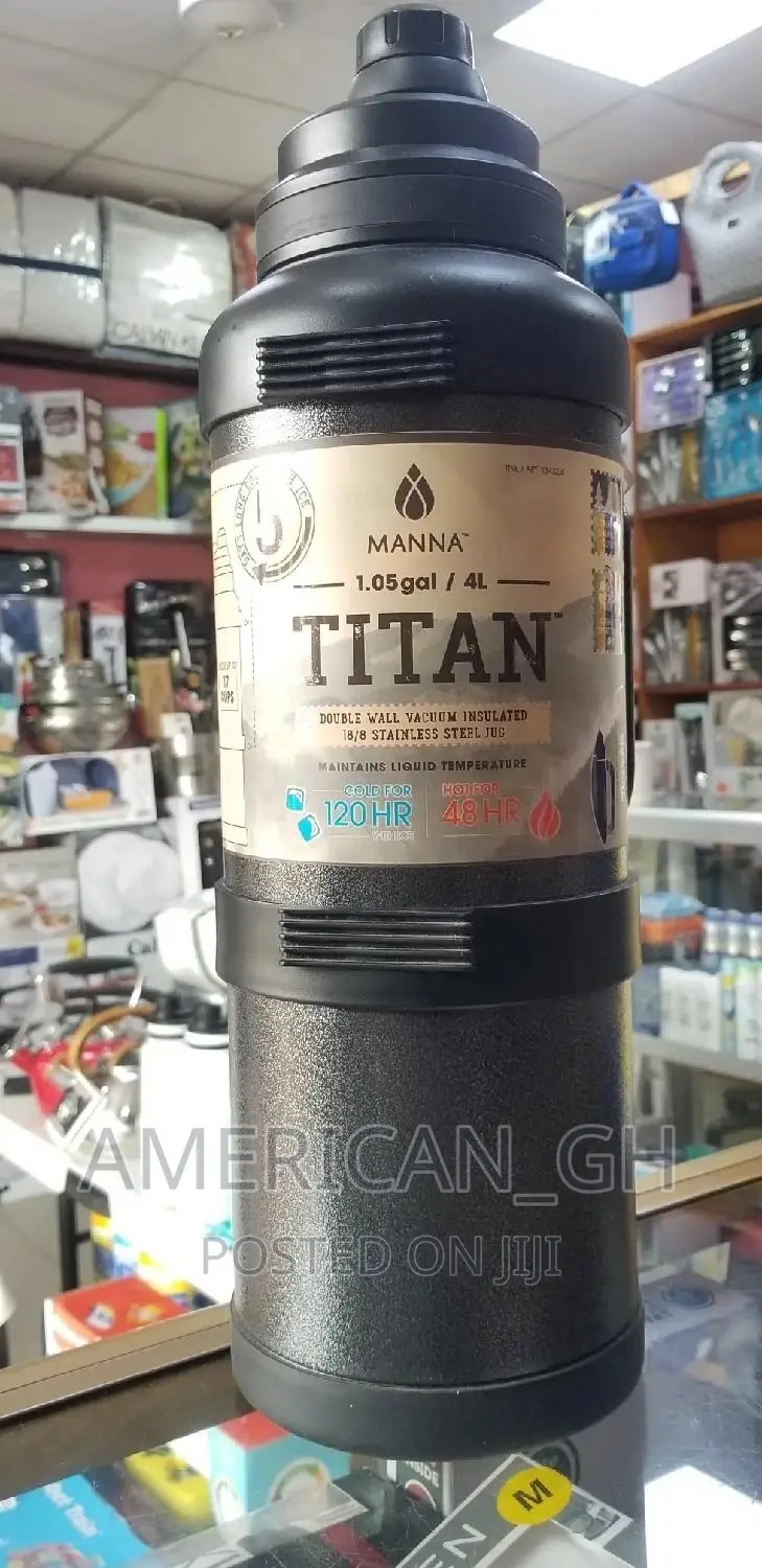 Titan 4L Vaccum Flask 24hrs and 48hrs Hot