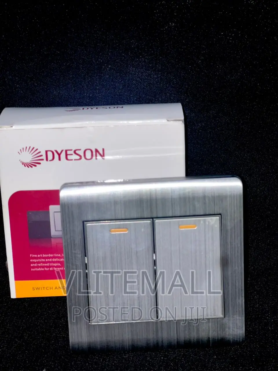 Dyeson 2gang 2way - R3 (Stainless Steel)