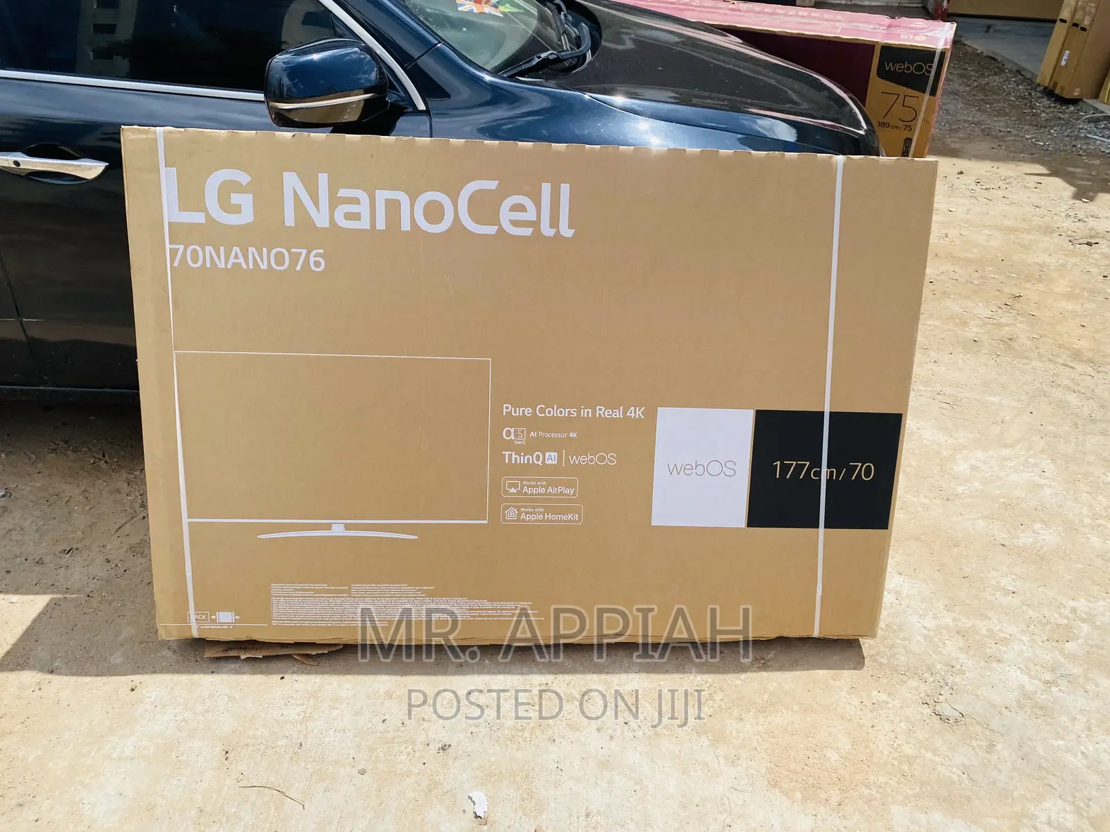 Shop Classic LG 70NANO763 NANOCELL Smart Tv(Black)70 Inch.