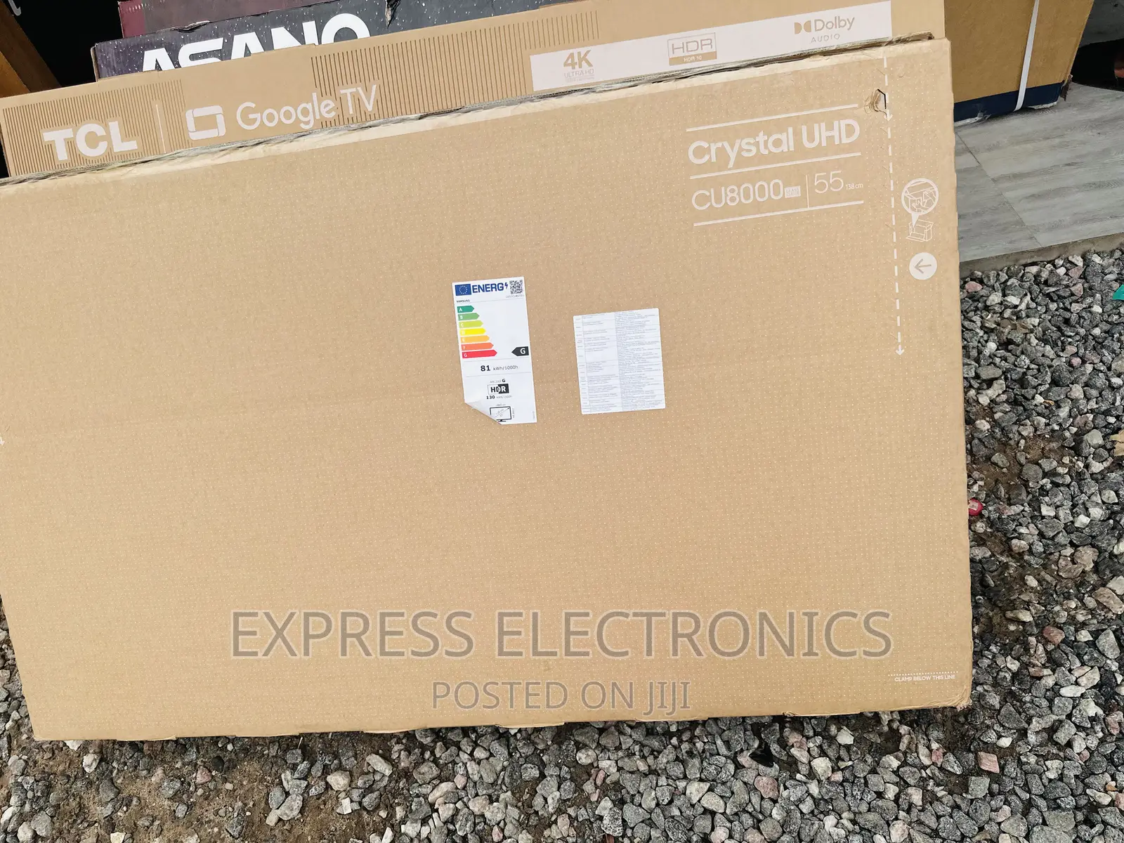 Cinematic Vision Samsung Uhd Smart 55”Cu8000 Tv