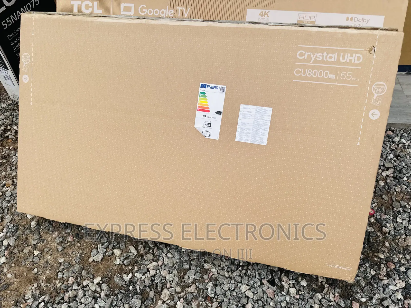 Immersive Screen Uhd Samsung Smart 55”Cu8000 Tv