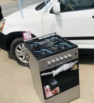 Gray Volcano 4 Gas Oven With Grill 50x50 Cooker