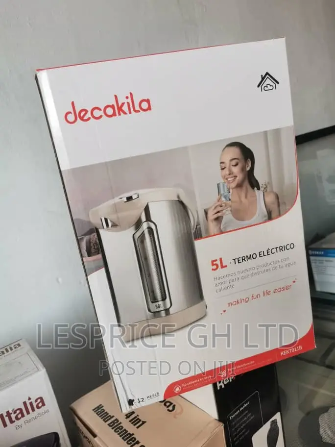 Safety Lock~Decakila 5L Thermo Electric Pot