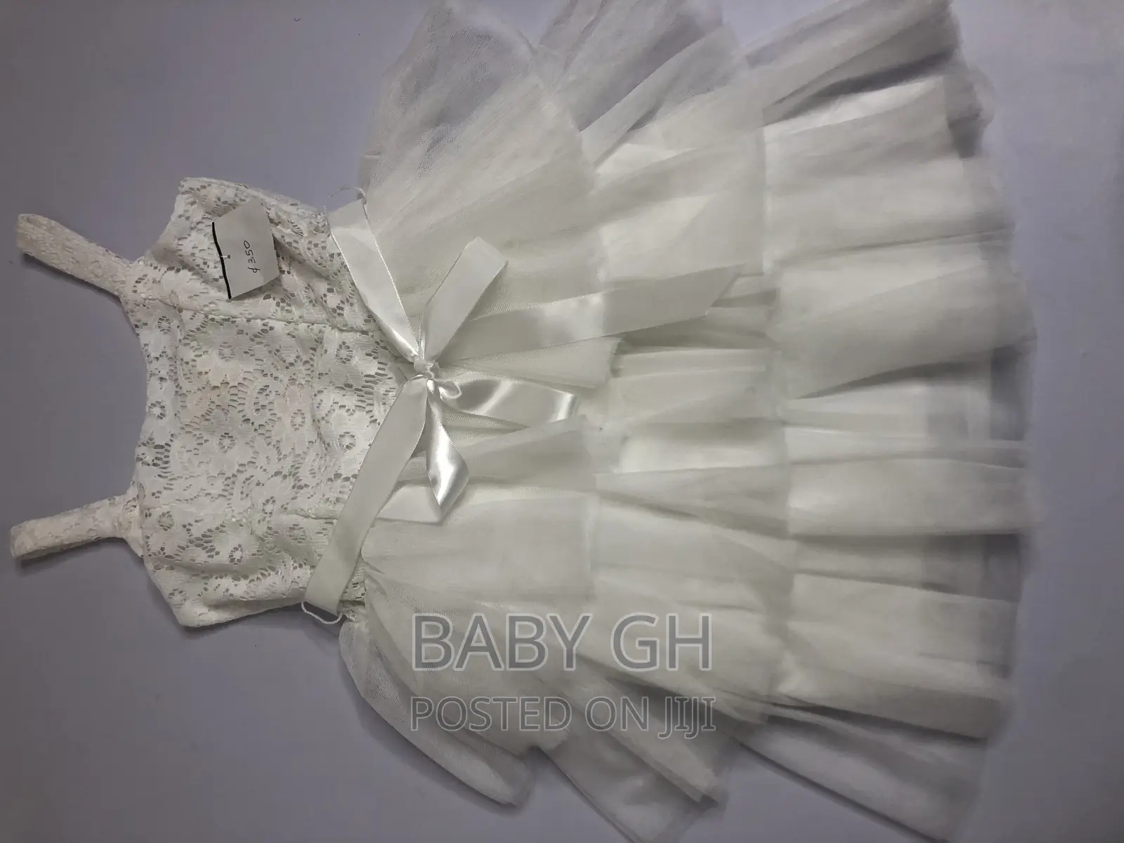 Girls White Occasion Dress