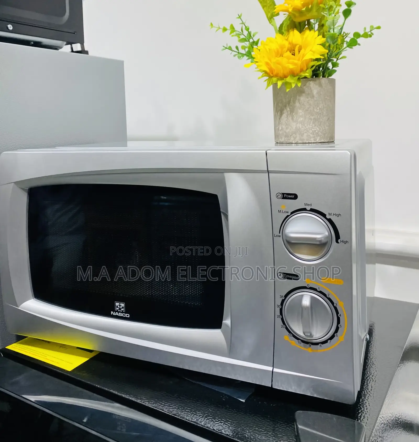 Durable Nasco Countertop Microwave Oven(Gray)20ltr 